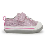 See Kai Run First Walker Stevie II | Pink Glitter - Tadpole