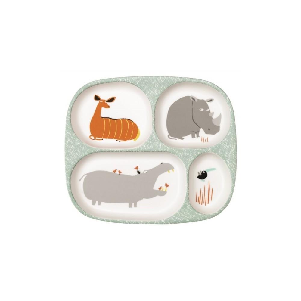 Serving Tray 4-compartment - Tadpole
