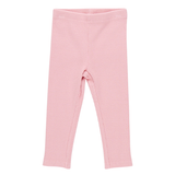 Pink Chicken Baby Organic Rib Leggings in Apricot