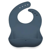 Silicone Baby Bib Roll Up & Stay Closed - Tadpole