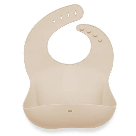 Silicone Baby Bib Roll Up & Stay Closed - Tadpole