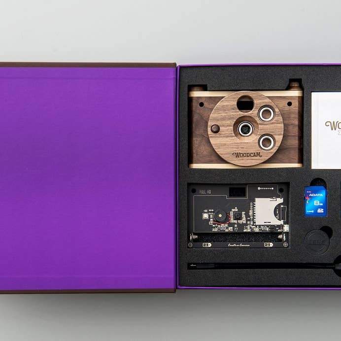 Single-Lense Wooden Digital Camera-Vintage One - Tadpole