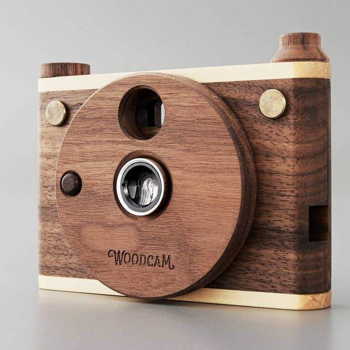 Single-Lense Wooden Digital Camera-Vintage One - Tadpole