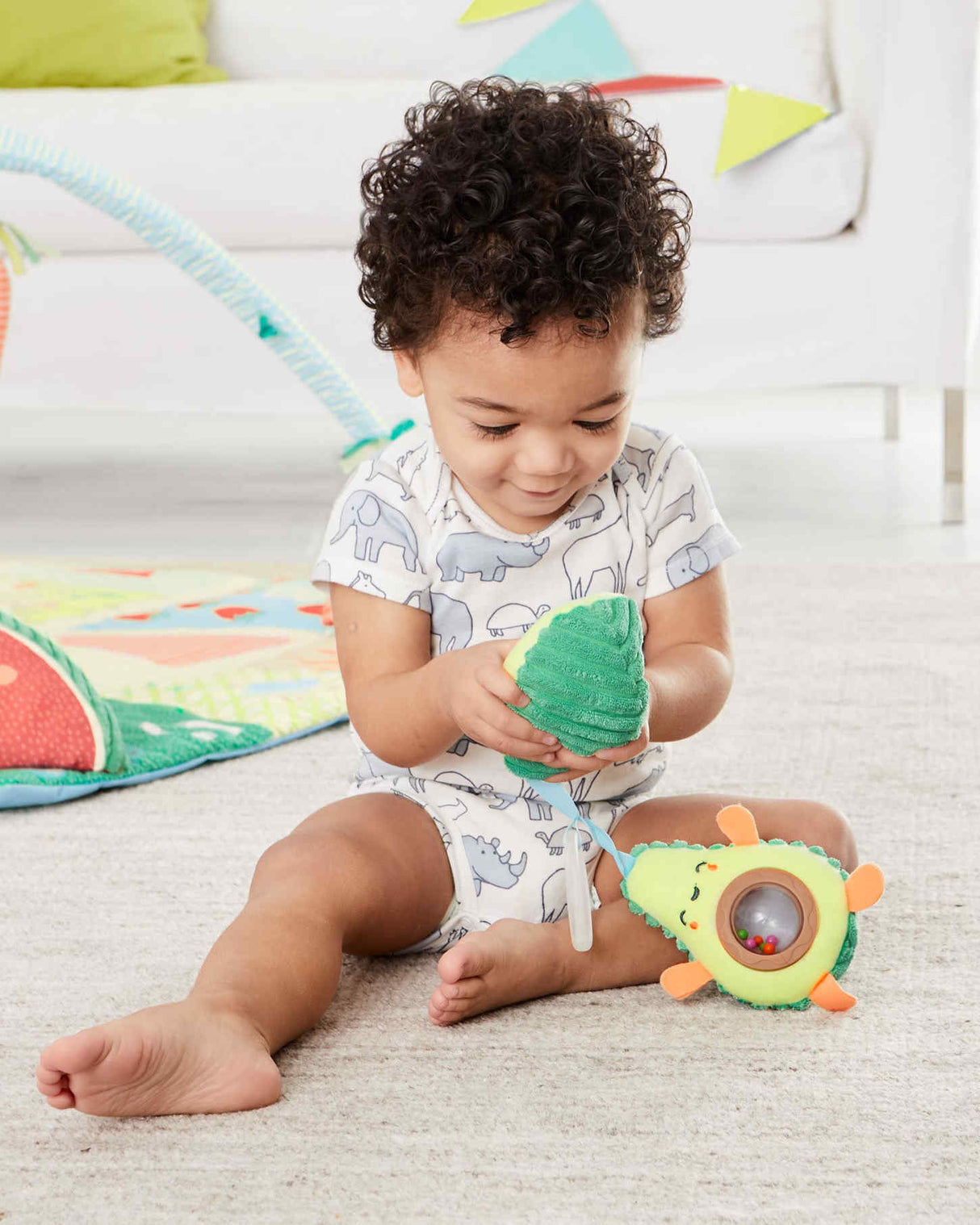 Skip Hop Farmstand Avocado Stroller Toy - Tadpole