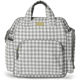Skip Hop Frame Up Diaper Backpack - Grey Gingham - Tadpole