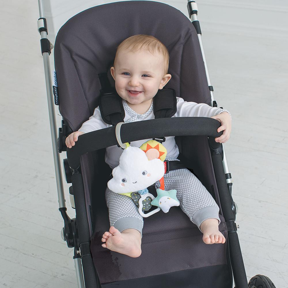 Skip Hop Silver Lining Cloud Jitter Stroller Toy - Tadpole