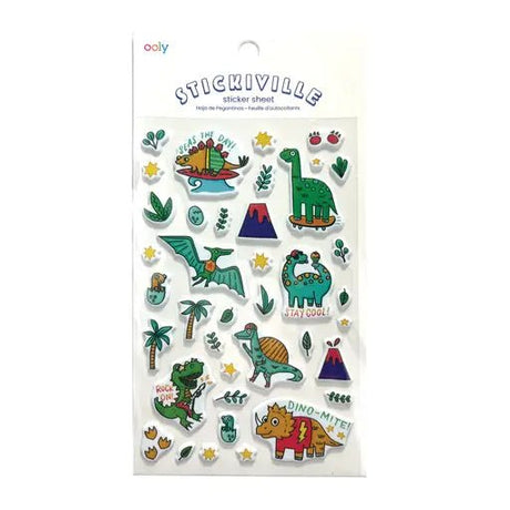 Stickiville Standard - Dino-Mite! (Puffy) - Tadpole