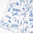 Sugar + Maple Blue Adventure Map Minky Blanket - Personalized - Tadpole