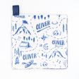 Sugar + Maple Blue Adventure Map Minky Lovey - Personalized - Tadpole
