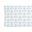 Sugar + Maple Changing Pad Cover - Anchor Blue - Tadpole