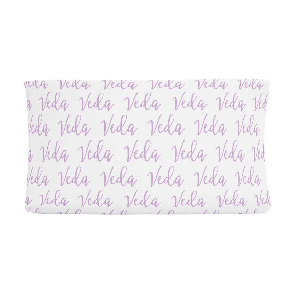 Sugar + Maple Changing Pad Cover - Repeating Name - Tadpole