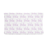 Sugar + Maple Changing Pad Cover - Repeating Name - Tadpole