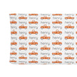 Sugar + Maple Changing Pad Cover - Truck Orange - Tadpole
