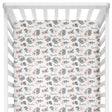 Sugar + Maple Crib Sheet - Tropical Floral - Tadpole