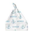 Sugar + Maple Knotted Baby Hat - Anchor Blue - Tadpole