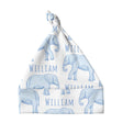Sugar + Maple Knotted Baby Hat - Elephant Blue - Tadpole