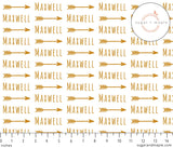 Sugar + Maple Large Blanket & Hat Set - Arrow - Tadpole