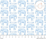 Sugar + Maple Large Blanket & Hat Set - Elephant Blue - Tadpole