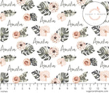 Sugar + Maple Large Blanket & Hat Set - Tropical Floral - Tadpole