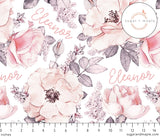 Sugar + Maple Large Blanket & Hat Set - Wallpaper Floral - Tadpole