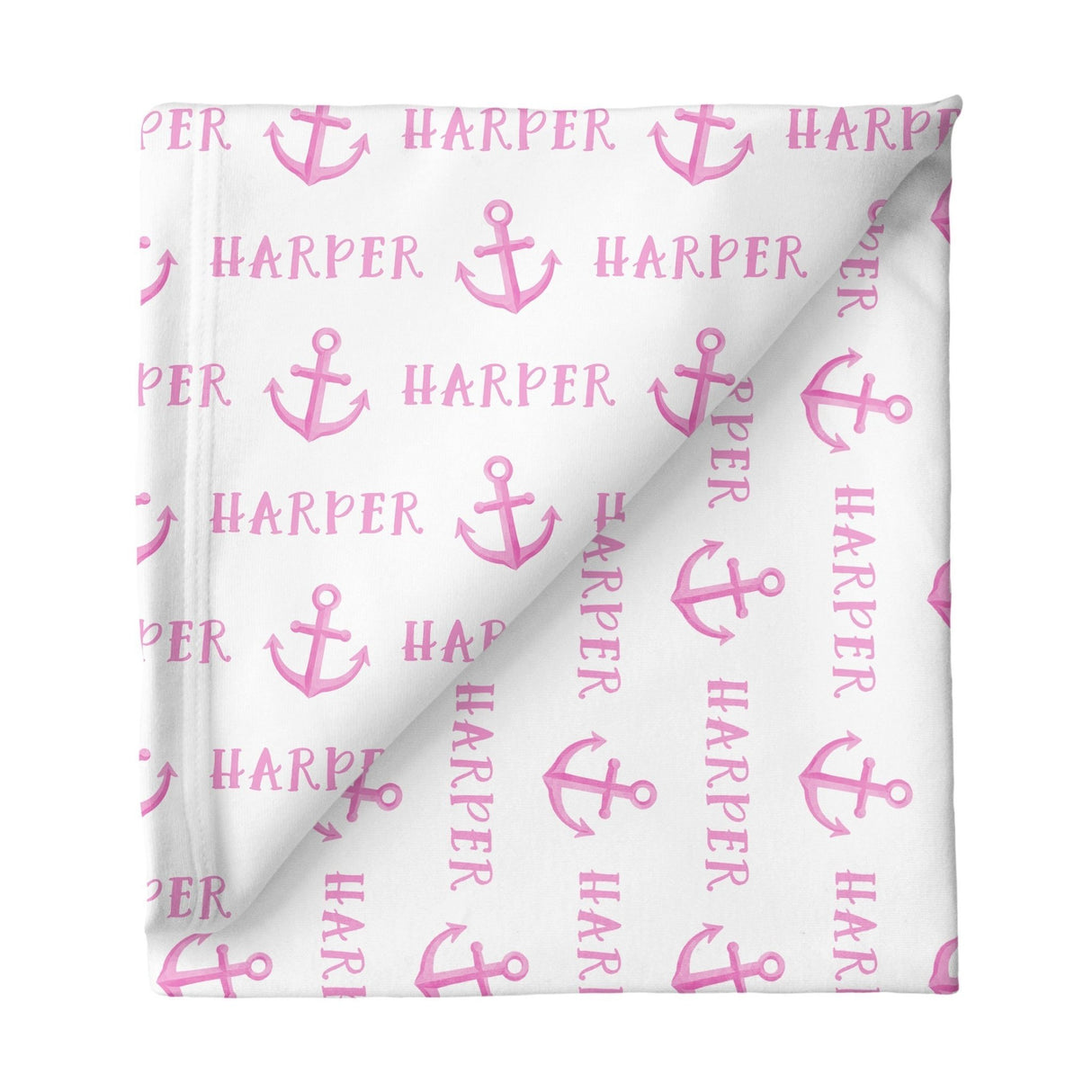Sugar + Maple Large Stretchy Blanket - Anchor Pink - Tadpole