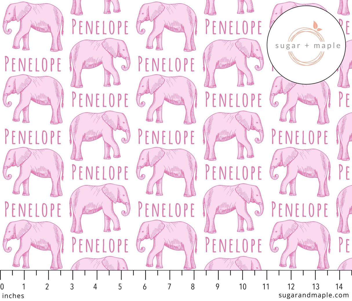 Sugar + Maple Large Stretchy Blanket - Elephant Pink - Tadpole