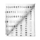 Sugar + Maple Large Stretchy Blanket - Moon Phases - Tadpole