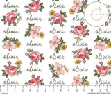 Sugar + Maple Small Blanket & Hat Set - Retro Rose - Tadpole