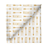 Sugar + Maple Small Stretchy Blanket - Arrow - Tadpole