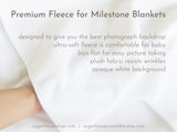 Sugar + Maple Tropical Boho Floral Milestone Blanket - Personalized - Tadpole