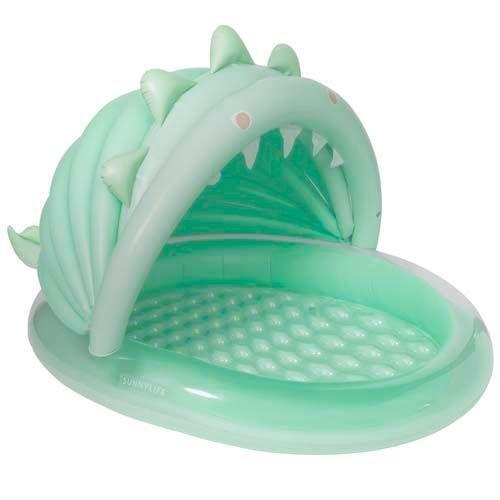 Sunnylife Kiddy Pool Surfing Dino Ice Mint - Tadpole