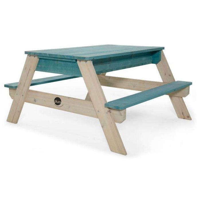 Surfide Wooden Sand & Water Picnic Table- Teal - Tadpole