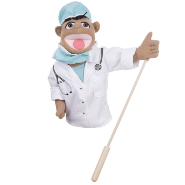 Surgeon Puppet in Scrubs - Tadpole