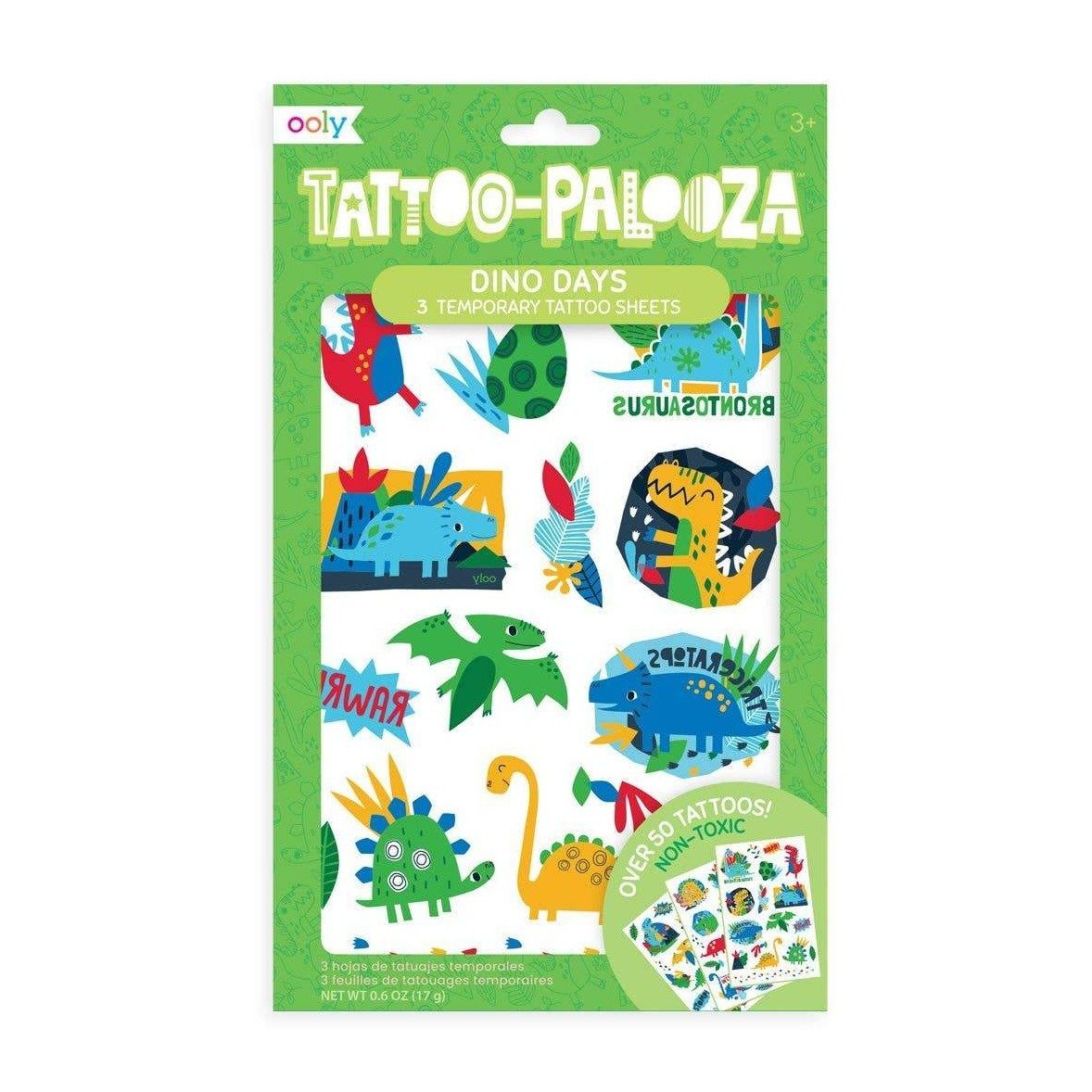 Tattoo Palooza Temporary Tattoo: Dino Days - Tadpole