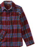 Tea Collection Family Plaid Button Up Shirt - Tadpole