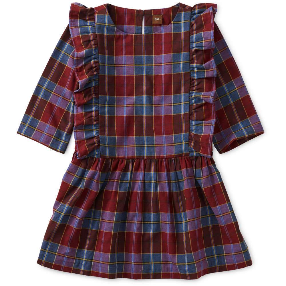 Tea Collection Family Plaid Ruffle Dress - Tadpole