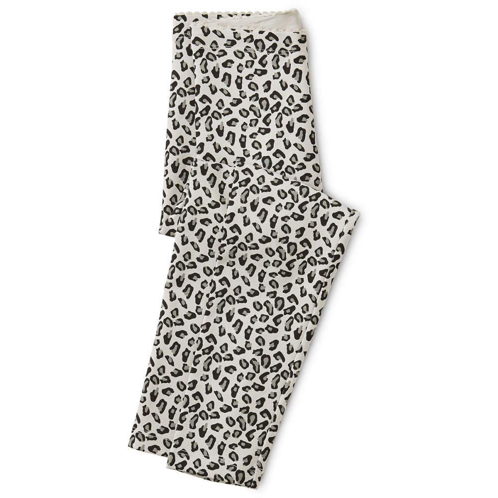 Tea Collection Snow Leopard Print Leggings - Tadpole