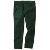 Tea Collection Woven Joggers Mallard - Tadpole