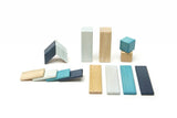 Tegu 14-Piece Magnetic Block Set - Blues - Tadpole