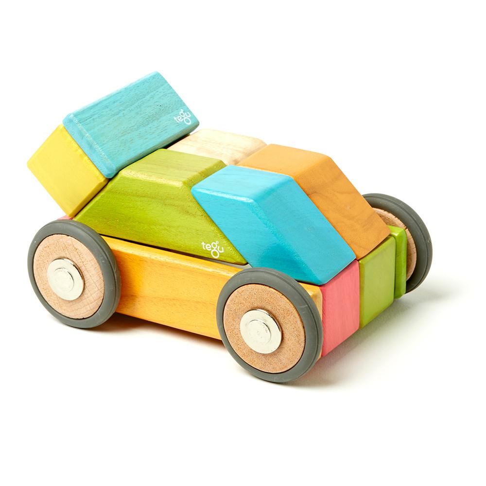 Tegu 42-Piece Magnetic Block Set - Tints - Tadpole