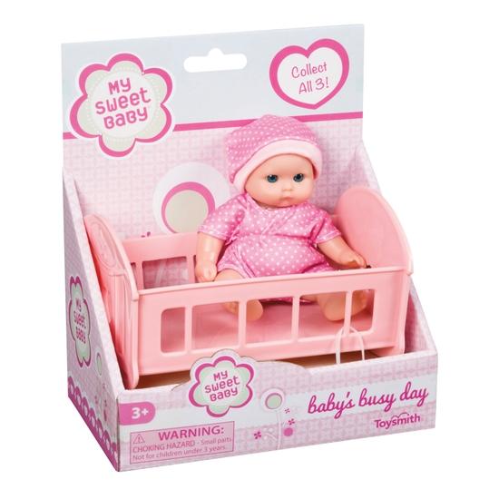 Toysmith My Sweet Baby Baby's Busy Day - Crib - Tadpole