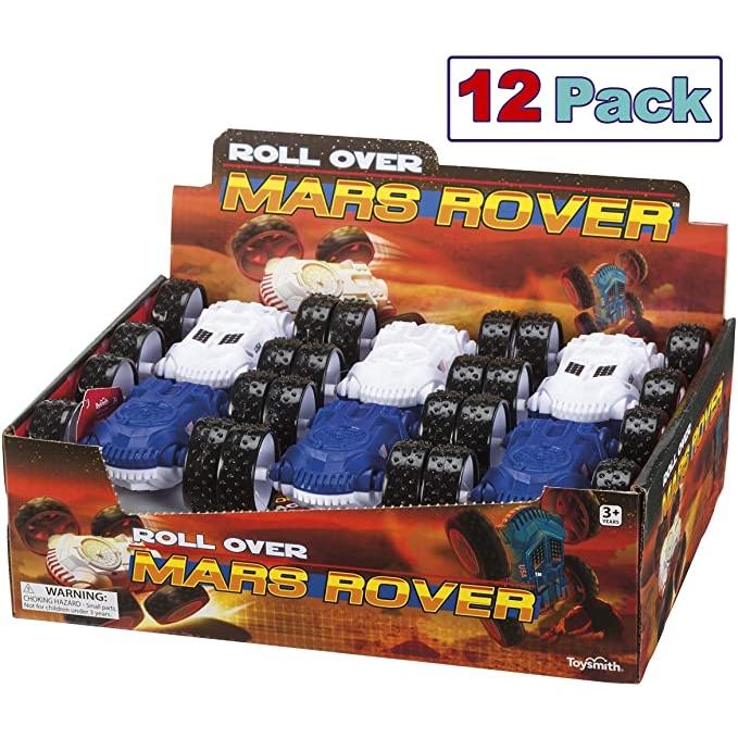 Toysmith Roll Over Mars Rover, 4-1/2" Flip Car - Tadpole