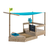 TP Toys Ahoy Ship - Sand Box with Cover Play Boat - Tadpole