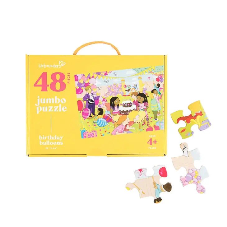 Upbounders Birthday Balloons 48 PC Kids Puzzle, Boys/Girls - Tadpole