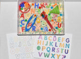 Uppercase Alphabet Sensory Bin - Tadpole