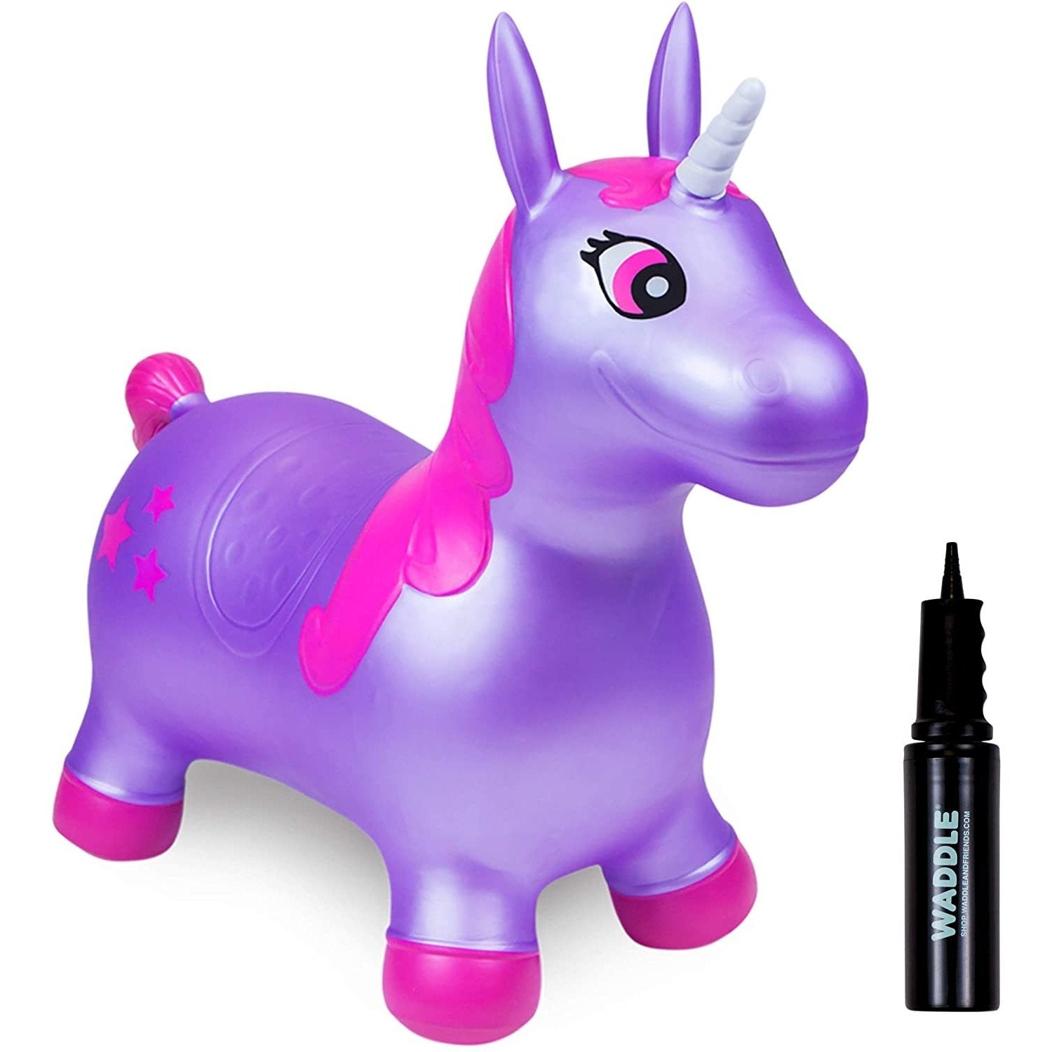 Waddle Blue Unicorn Bouncer - Tadpole