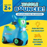 Waddle Blue Zoomer Bouncer - Tadpole