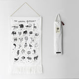 Wee Gallery Animal Alphabet Wall Hanging - Tadpole