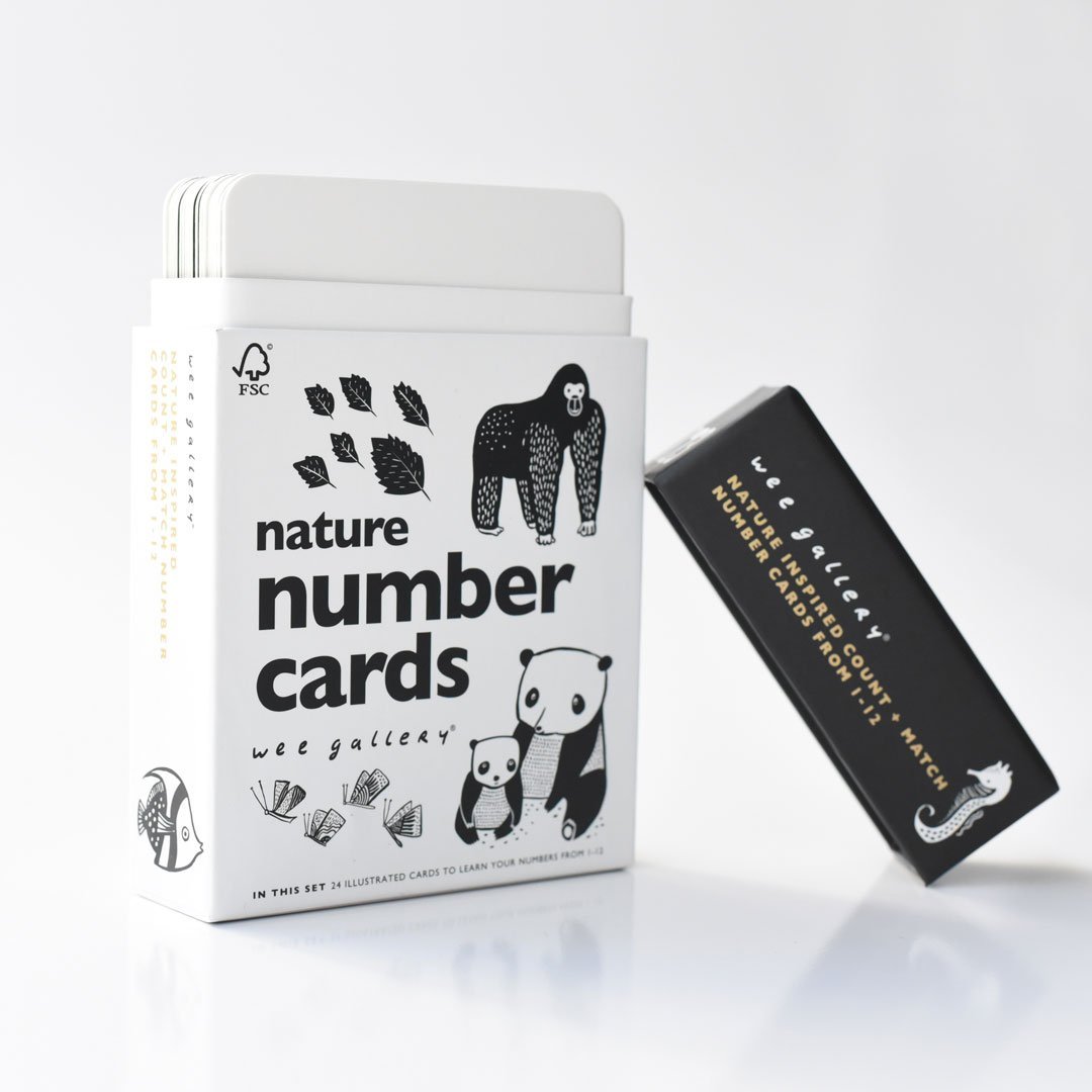 Wee Gallery Nature Number Cards - Tadpole