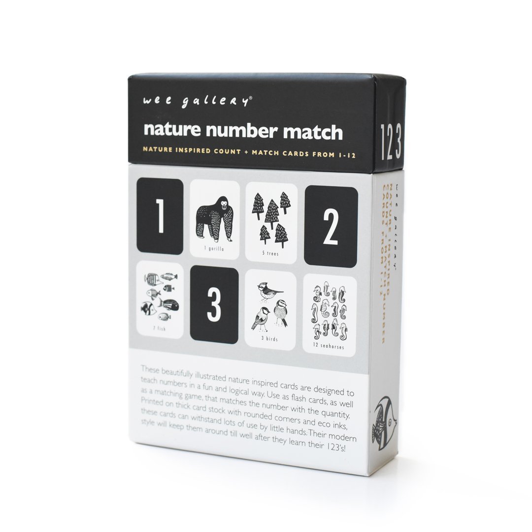 Wee Gallery Nature Number Cards - Tadpole